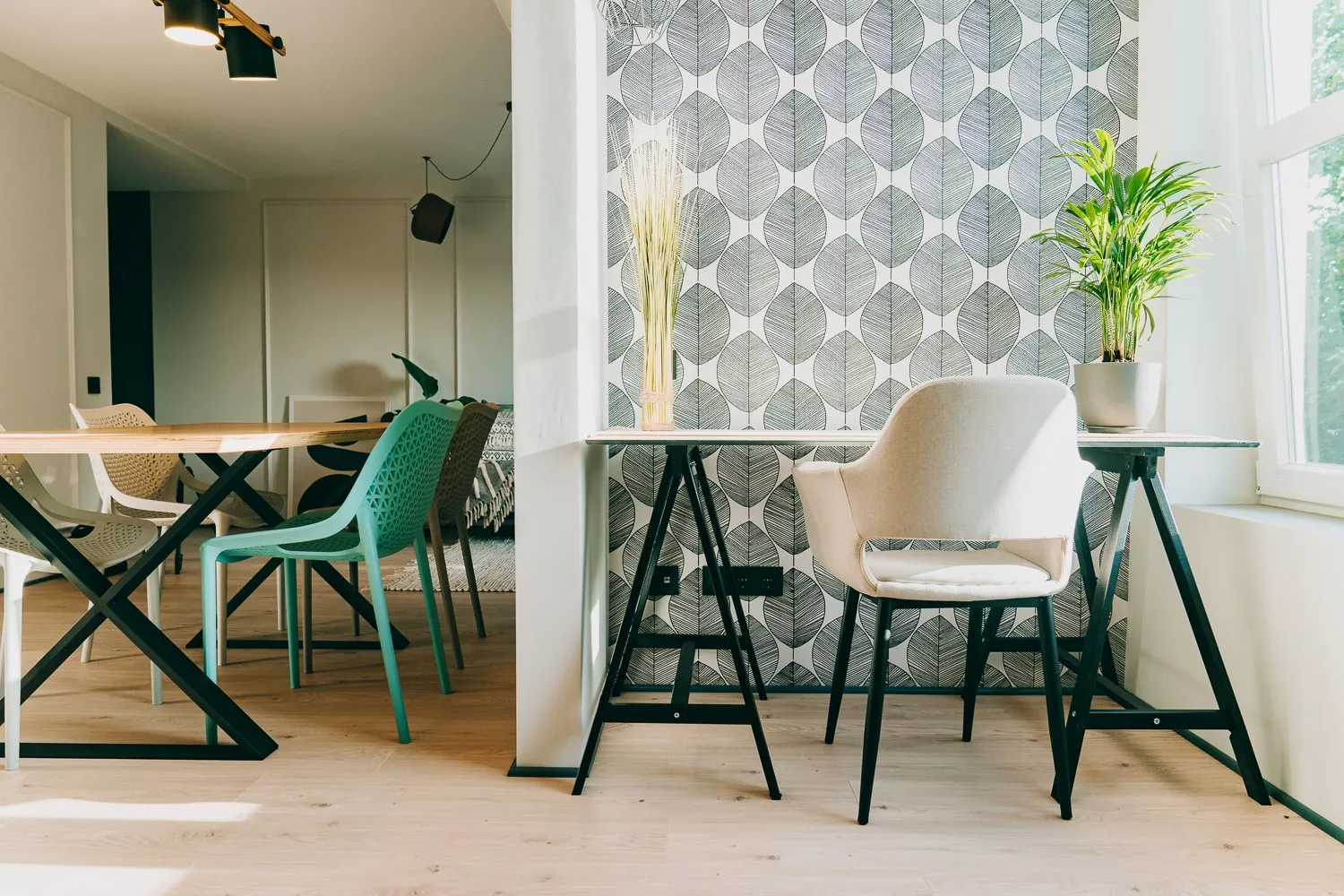 Colagem de papel de parede