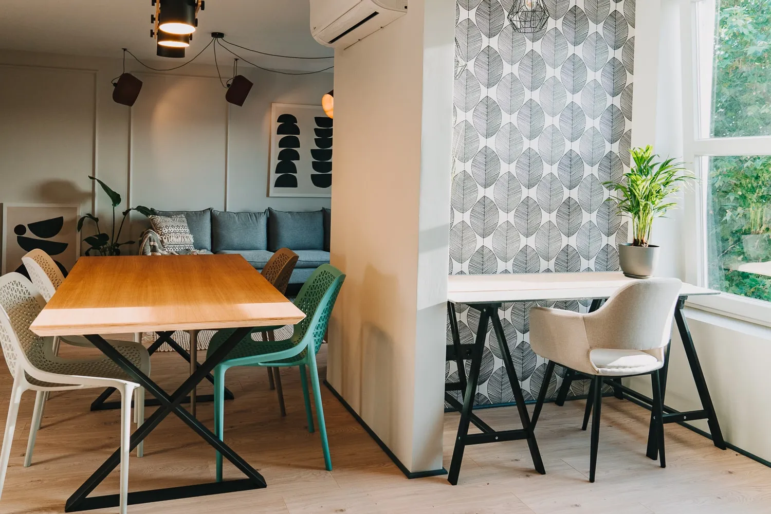 renovação da sala de estar no Porto